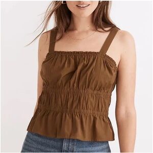 Madewell Sophia Peplum Tank  - Size Xlarge